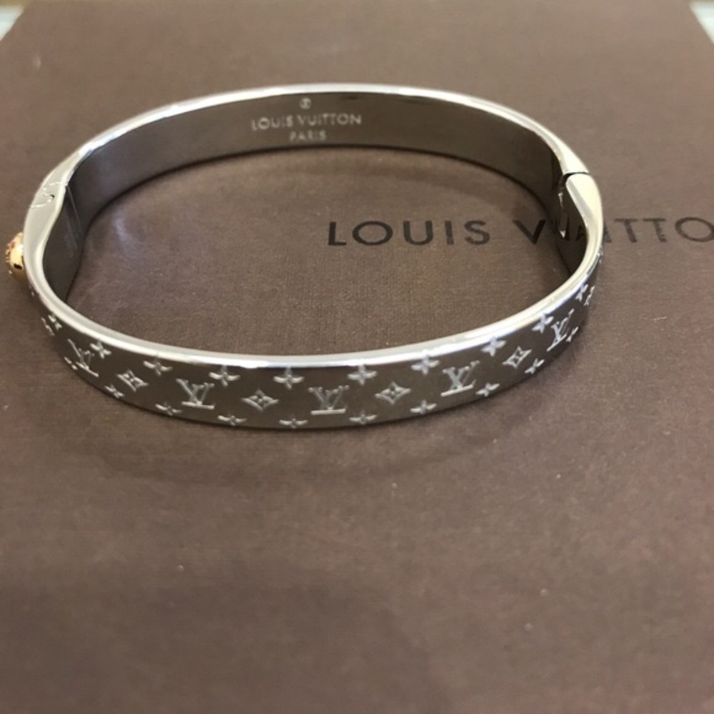 Louis Vuitton silver bangle